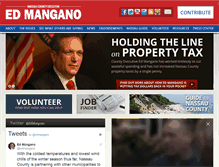 Tablet Screenshot of edmangano.com